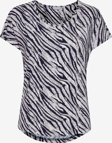 Fransa Shirt mit Allover Print in Schwarz: predná strana