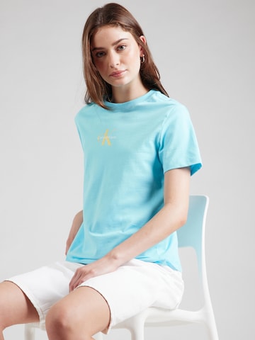 Tricou 'SS 20s CLASSIC' de la Calvin Klein Jeans pe albastru: față