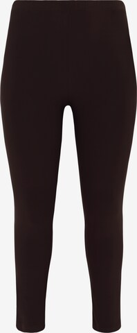 Yoek Slim fit Pants ' Dolce ' in Brown: front