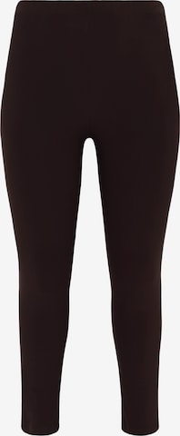 Coupe slim Pantalon ' Dolce ' Yoek en marron : devant