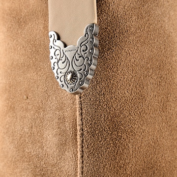 Borsa a spalla 'Bucket' di PINKO in beige