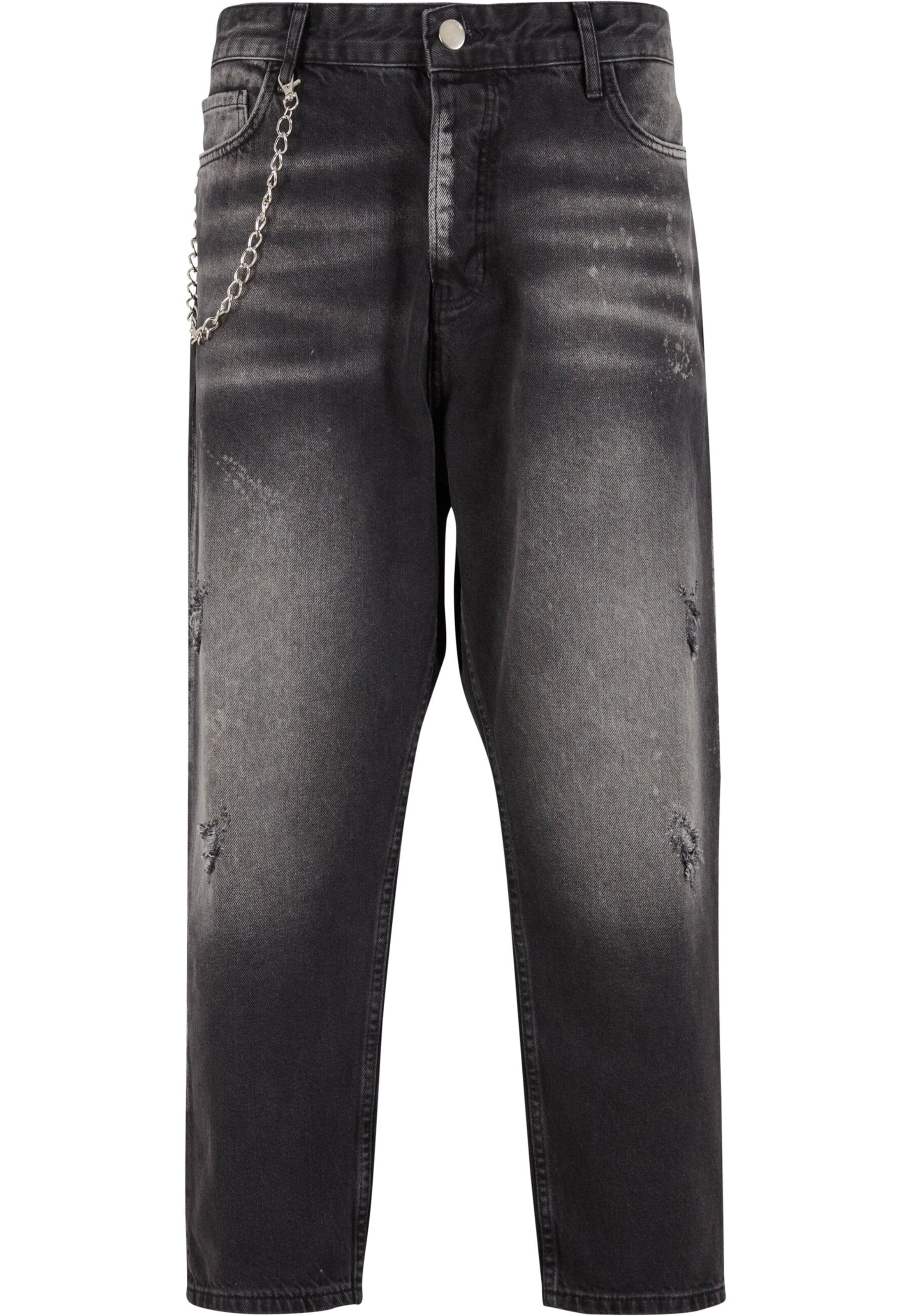 regular Jeans di 2Y Premium in nero: frontale