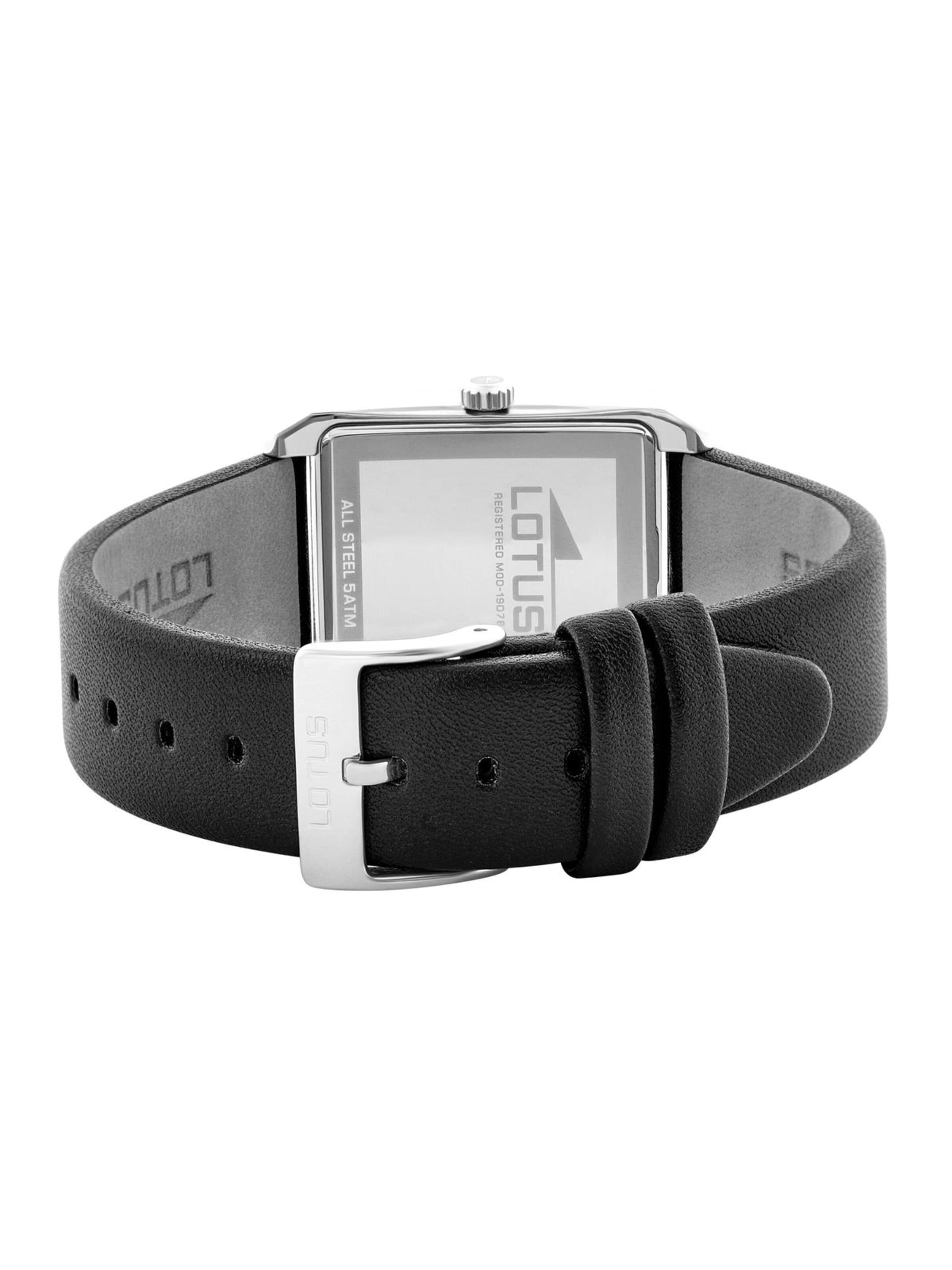 Lotus Analoog horloge 'Watch Square Series' in Zilver