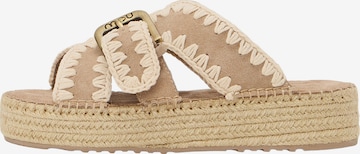 MOU - Zapatos abiertos en rosa: frente