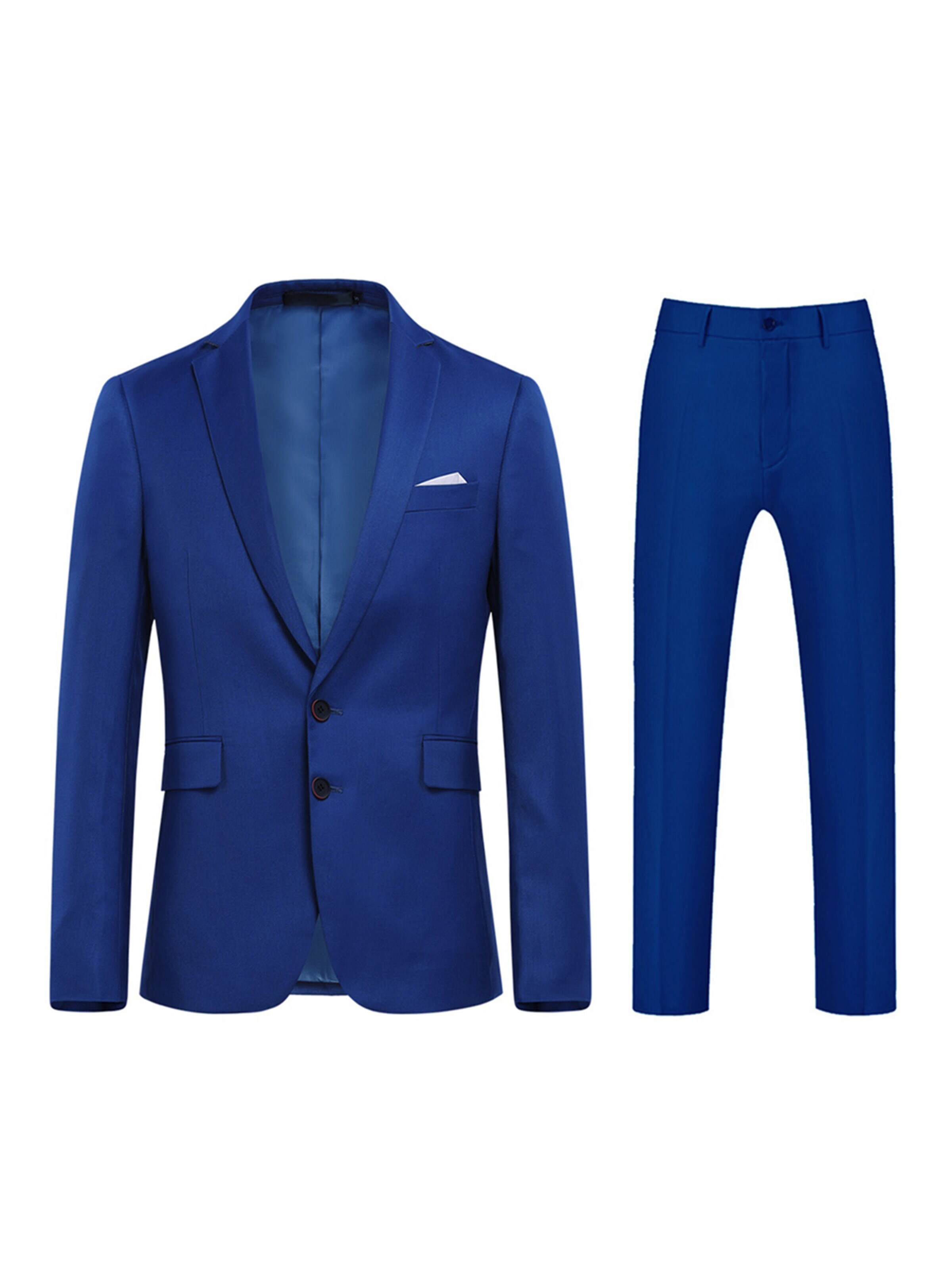 YOUTHUP Suit 'Duett' in Blue: front