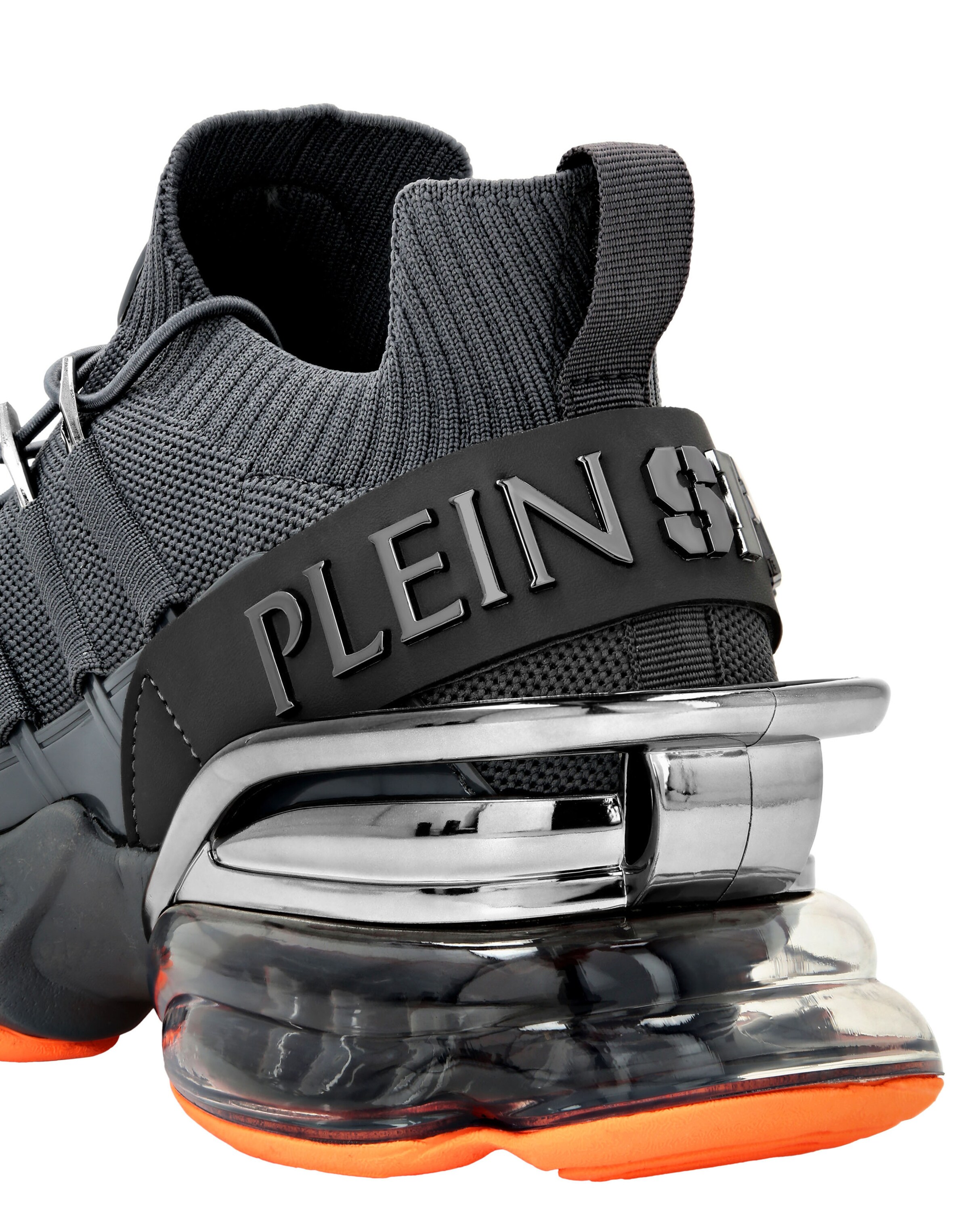 Plein Sport - Sapatilhas baixas 'Tiger Attack Gen. X.04' em cinzento