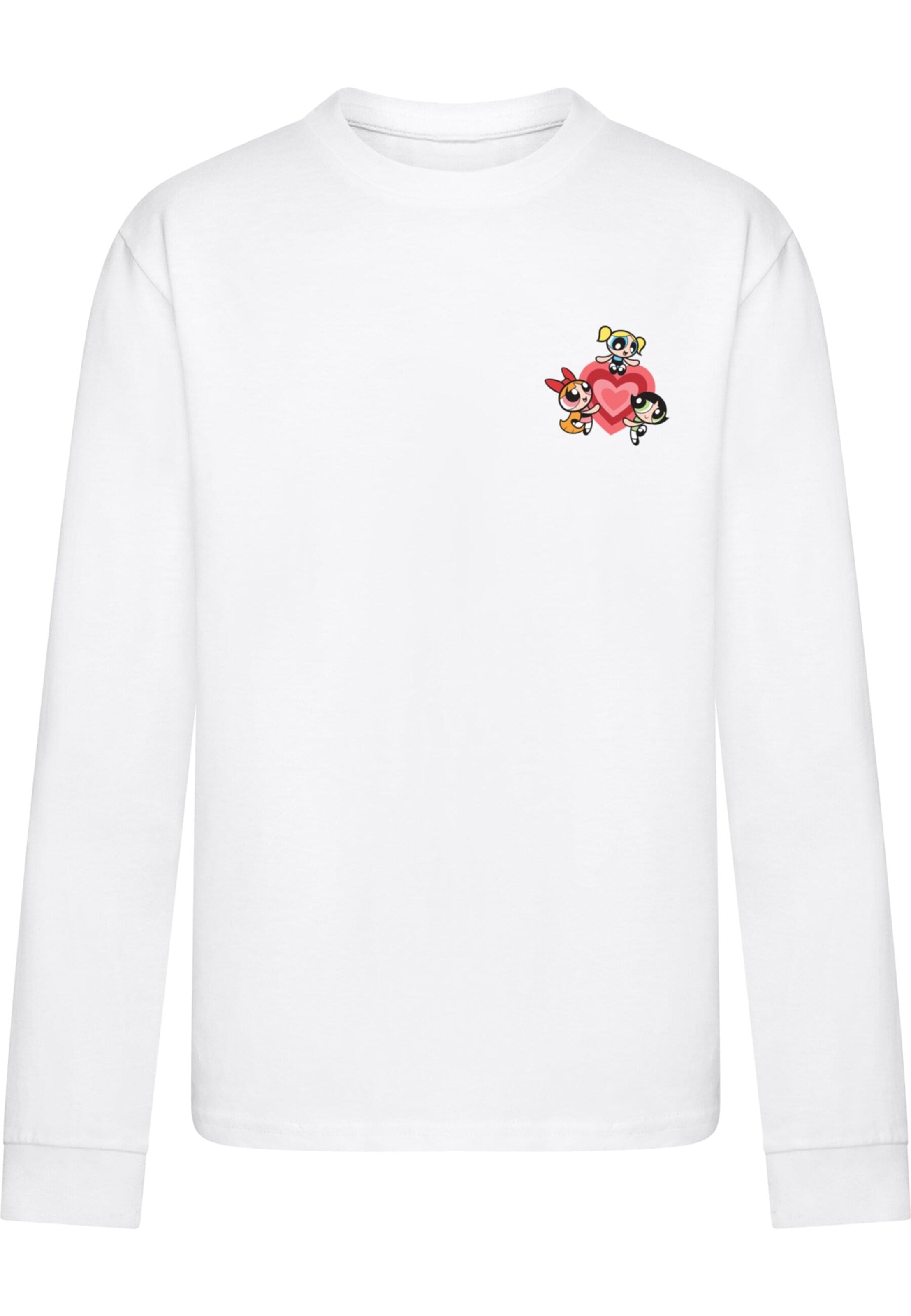 Maglietta 'The Powerpuff Girls' di Merchcode in bianco: frontale