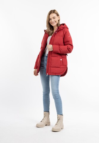 DreiMaster Maritim - Chaqueta de invierno en rojo