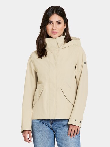 Didriksons Performance Jacket 'MABEL' in Beige: front