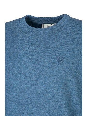 19V69 ITALIA Pullover 'Clint Embro' in Blau
