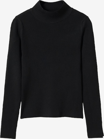 MANGO Sweater 'Gruyer' in Black: front