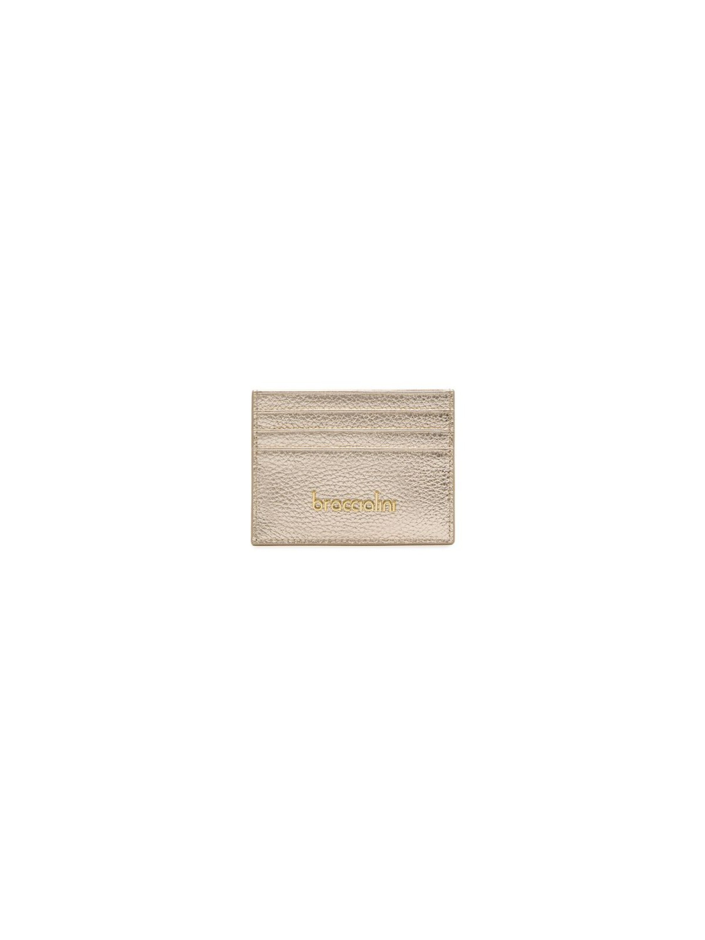 Braccialini - Cartera 'Basic' en plata: frente
