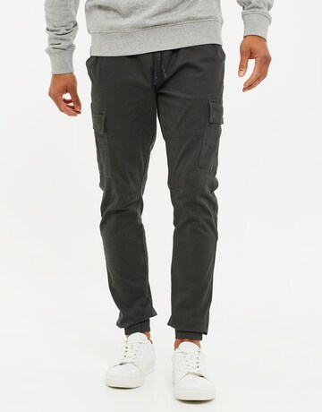 Threadbare Slimfit Hose 'Bloomfield' in Grau: Vorderseite