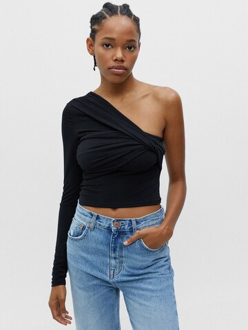 Pull&Bear Shirt in Black: front