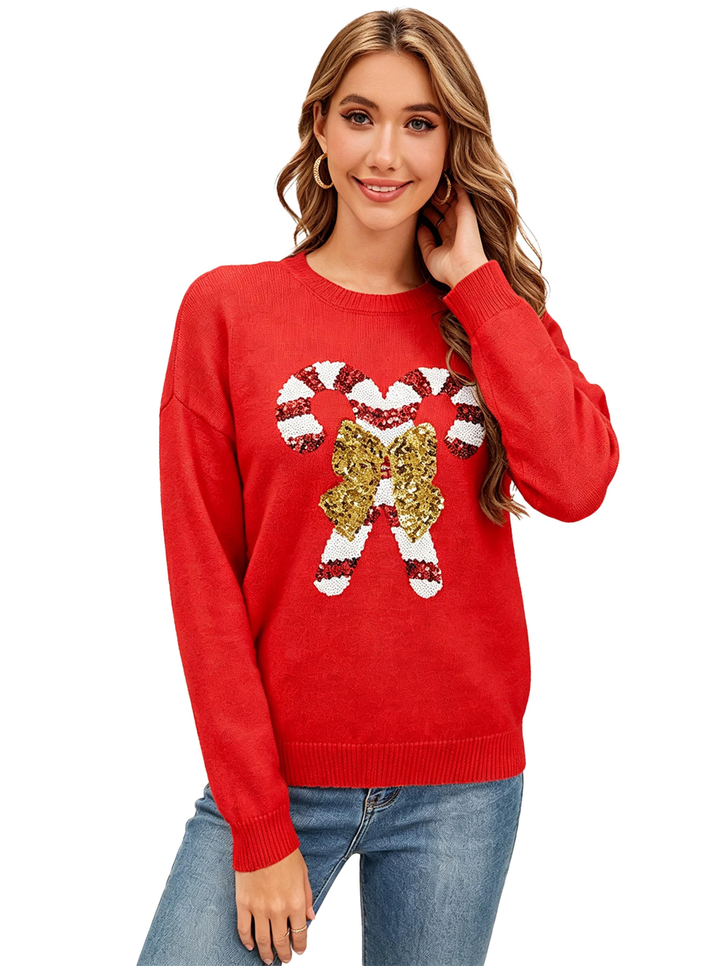 KoJooin Sweater 'Weihnachts' in Red: front