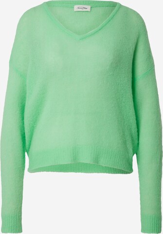 Pull-over 'ZAKDAY' AMERICAN VINTAGE en vert : devant