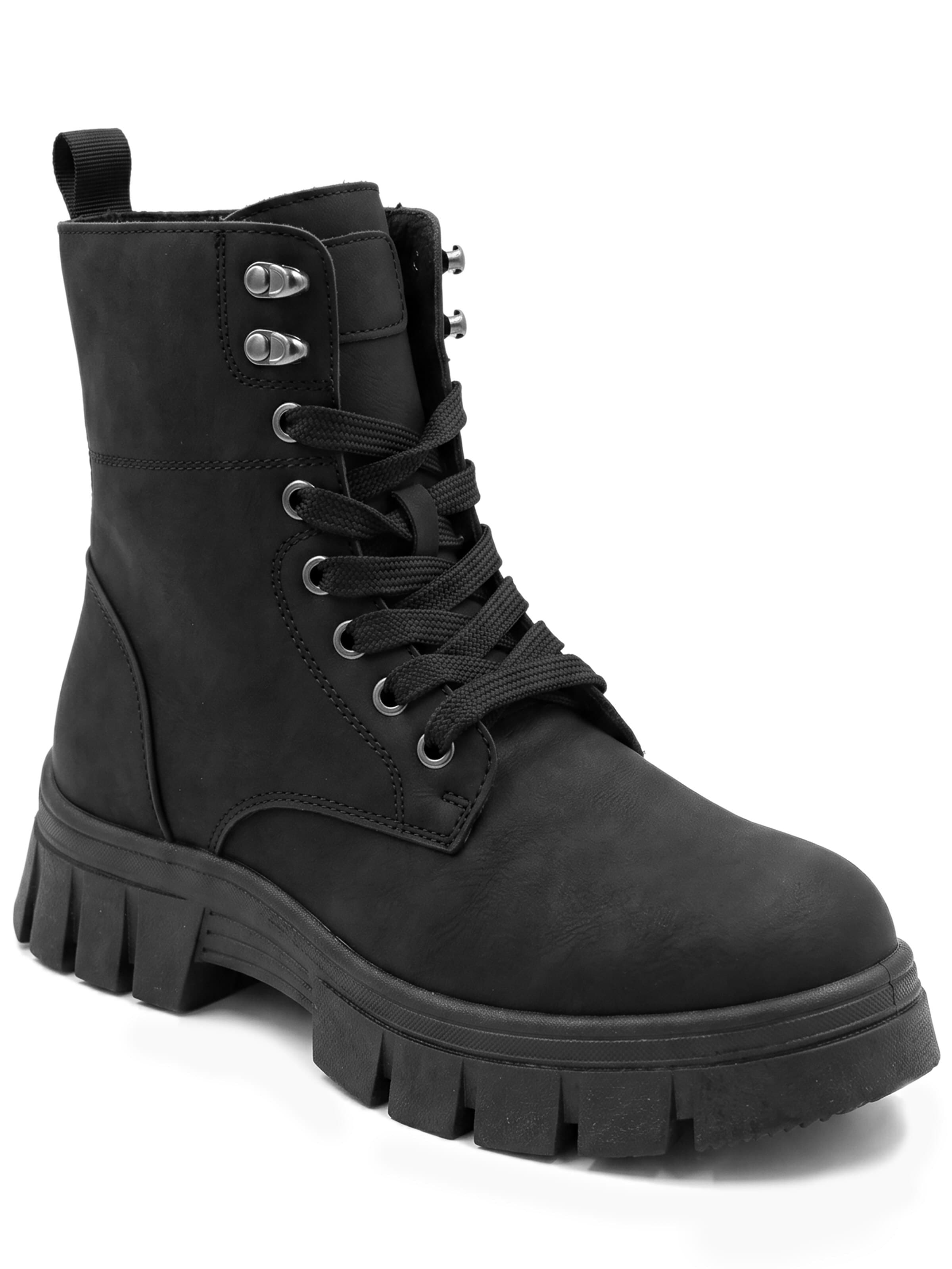 Lucky Z Ankle Boots 'Cool Lace Up Ankle Boots'‌‌‌‌‌‌‌‌‌ in Schwarz: Vorderseite