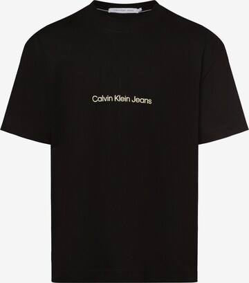 T-shirt Calvin Klein Jeans en noir : devant