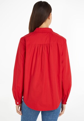 TOMMY HILFIGER Bluse in Rot