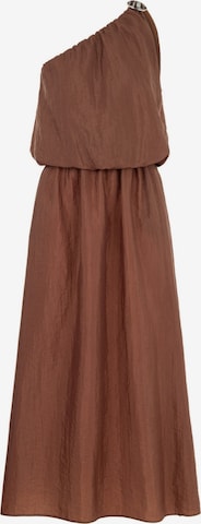 Robe NOCTURNE en marron : devant