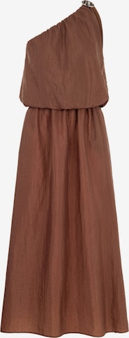 NOCTURNE Dress in Brown: front