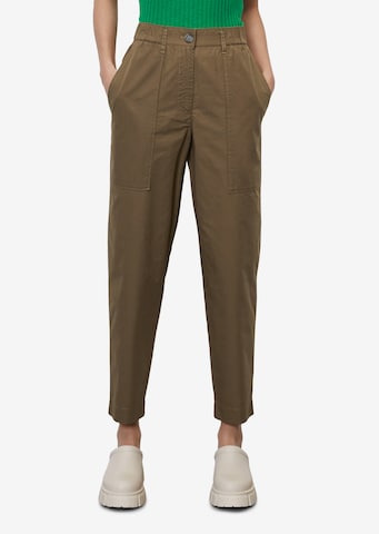 Marc O'Polo Regular Chino Pants in Brown: front