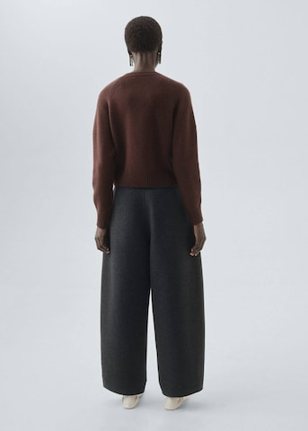 MANGO Strickjacke 'Scorpius' in Braun