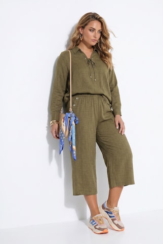 MIAMODA Loosefit Broek in Groen