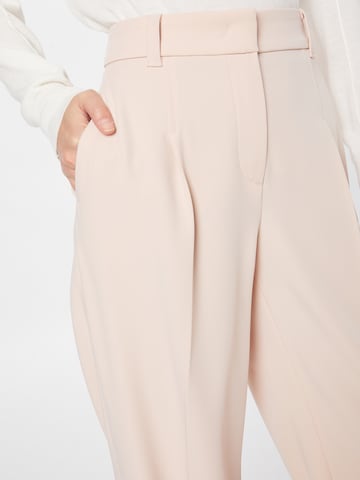 Riani - Pierna ancha Pantalón de pinzas en beige