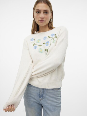 Pullover 'VMAlina' di VERO MODA in bianco