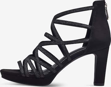 MARCO TOZZI Sandal i svart