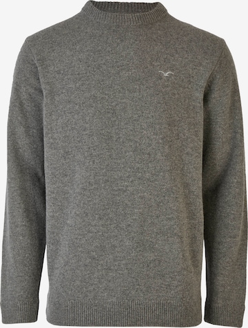 Cleptomanicx Pullover in Grau: Vorderseite