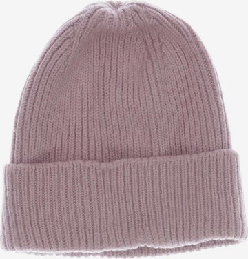 Organic Basics Hat & Cap in One size in Pink: front