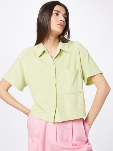 HOLLISTER - Camisa em verde: frente