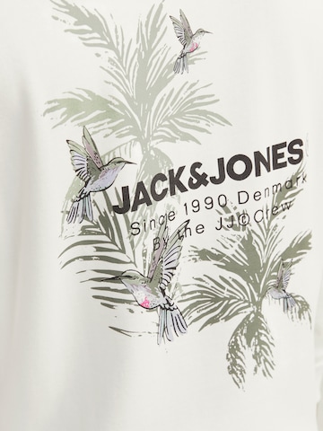 JACK & JONES Collegepaita 'JJHAWAII' värissä valkoinen