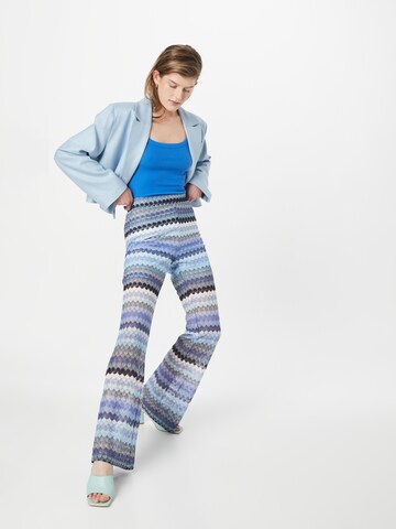 VILA Flared Trousers 'JOE' in Blue