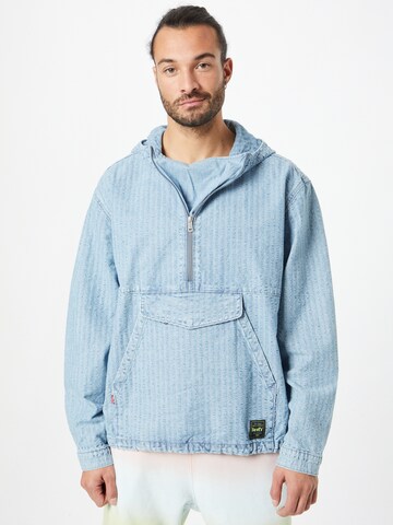 LEVI'S ® Tussenjas 'Sutro Anorak Jacket' in Blauw: voorkant