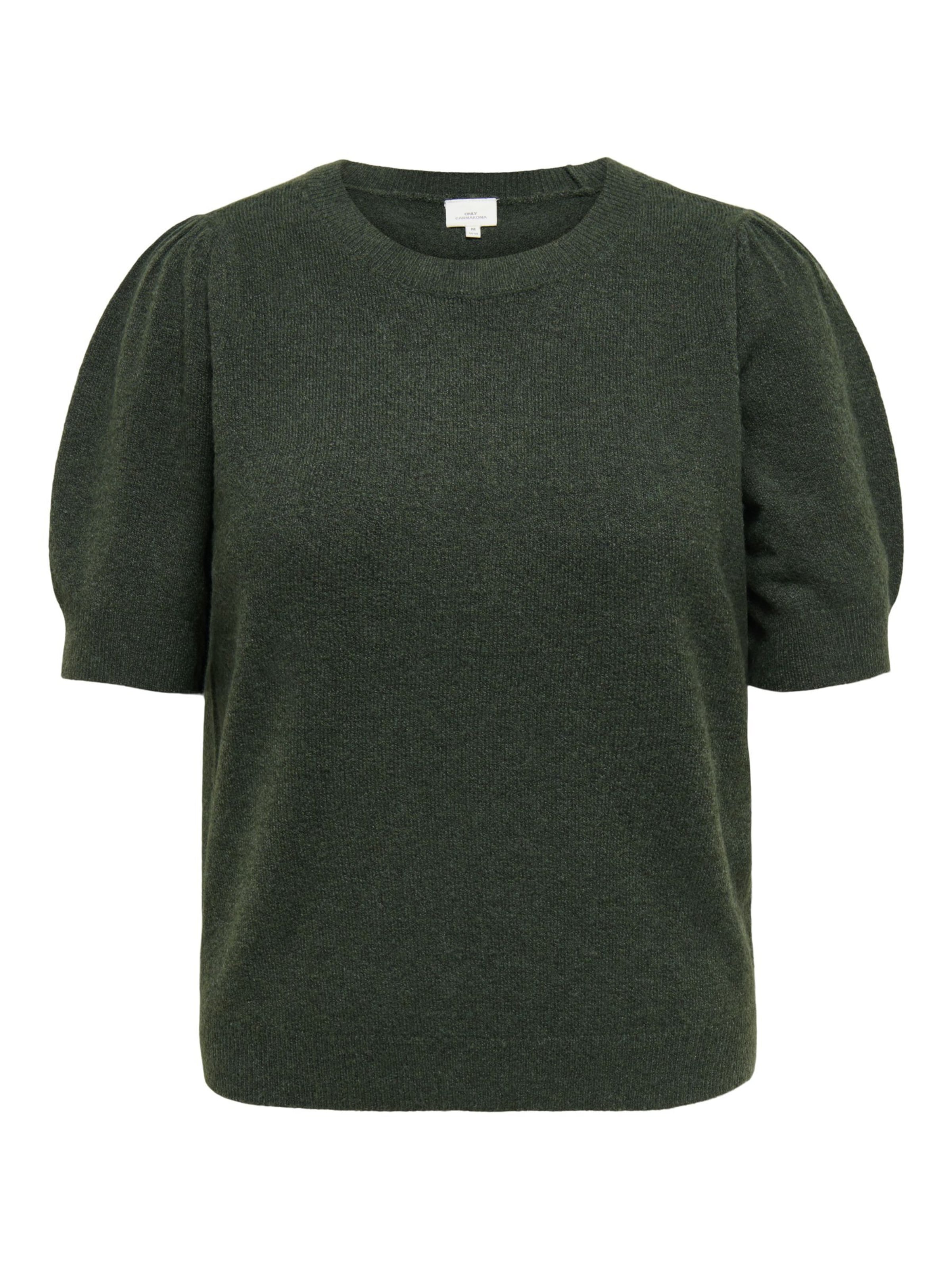 ONLY Carmakoma Pullover in Grün: Vorderseite