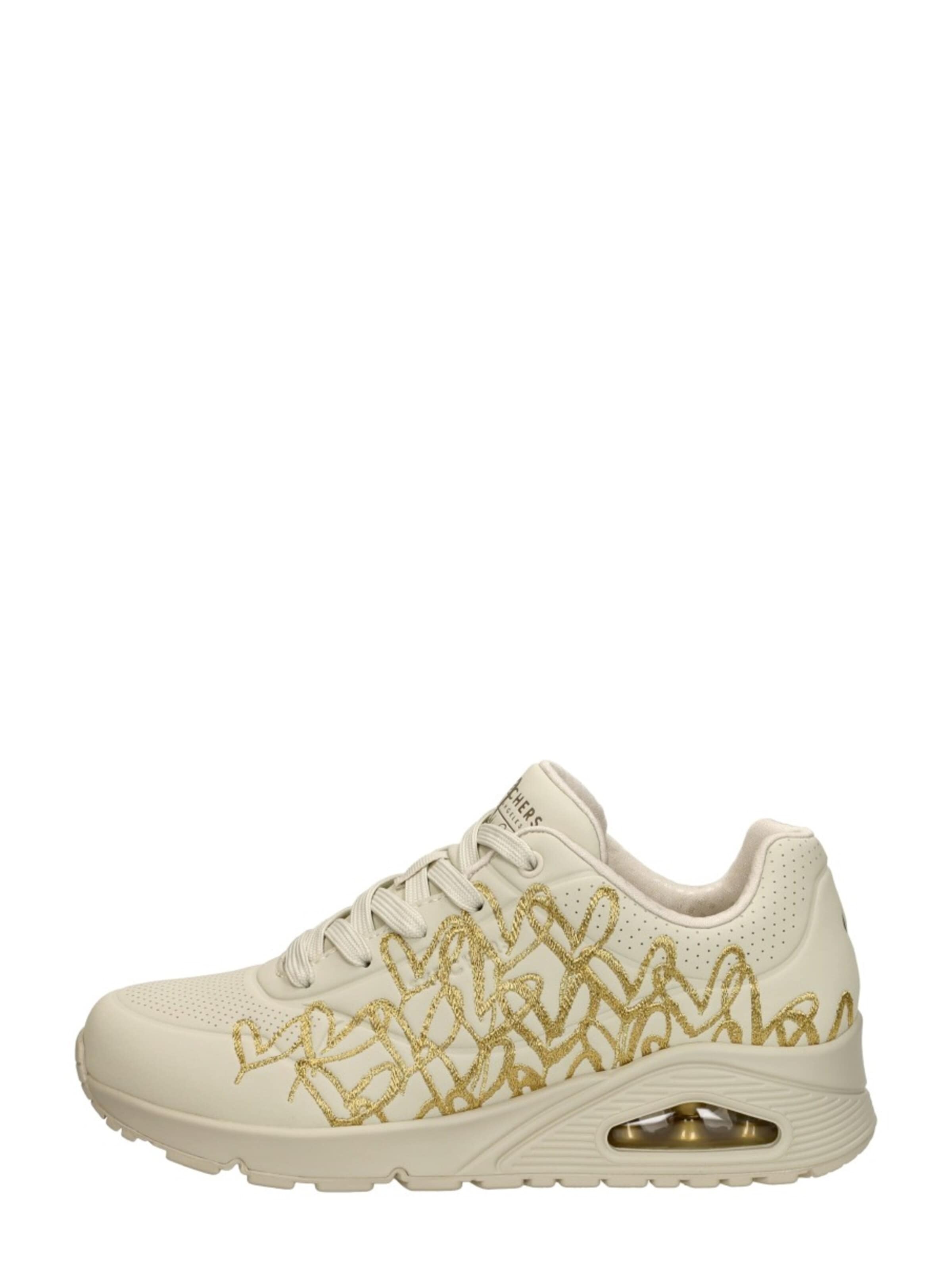 SKECHERS Sneakers laag 'Uno-Golden Heart' in Beige