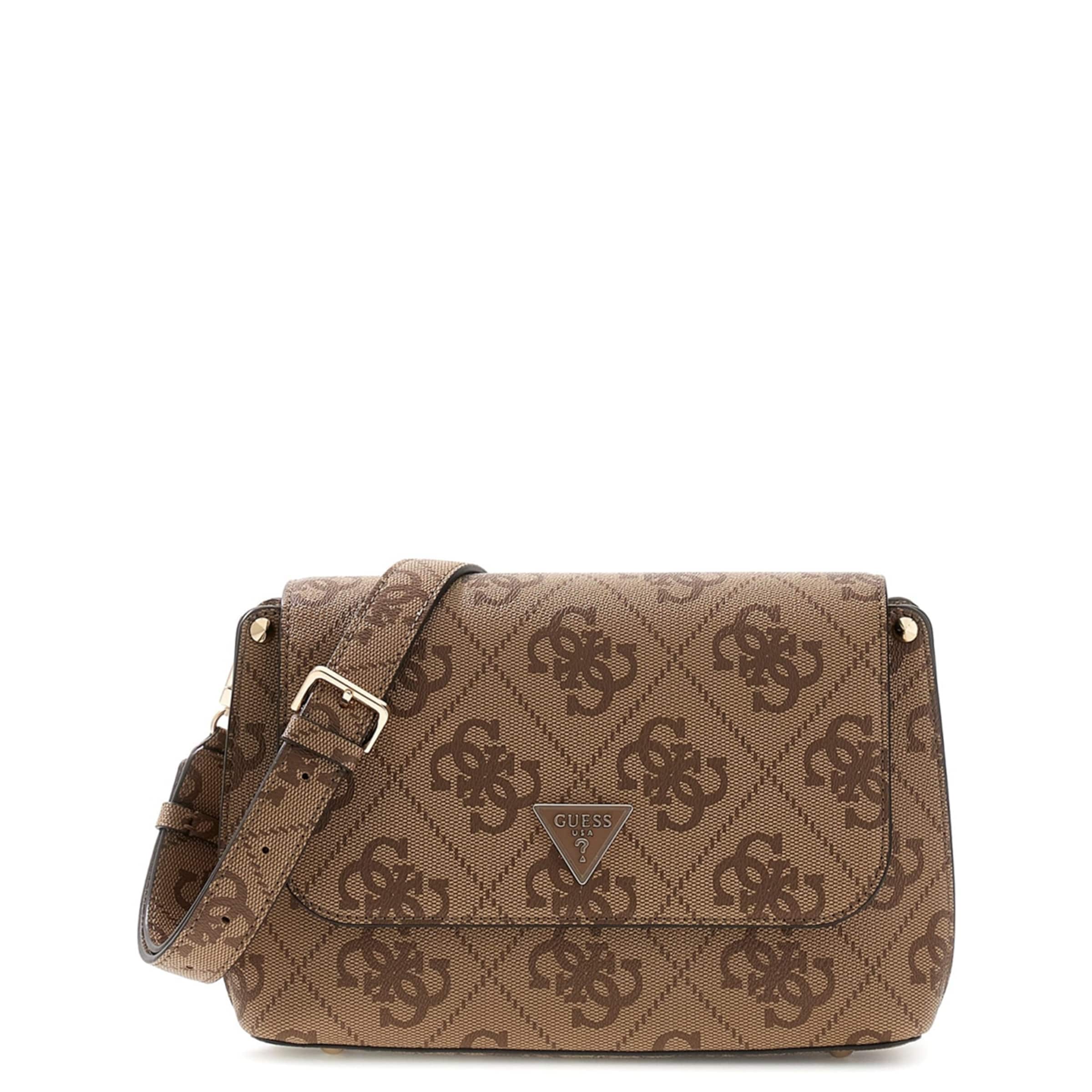 Sac à bandoulière GUESS en marron : devant