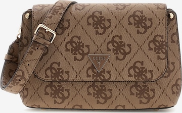 Sac à bandoulière GUESS en marron : devant