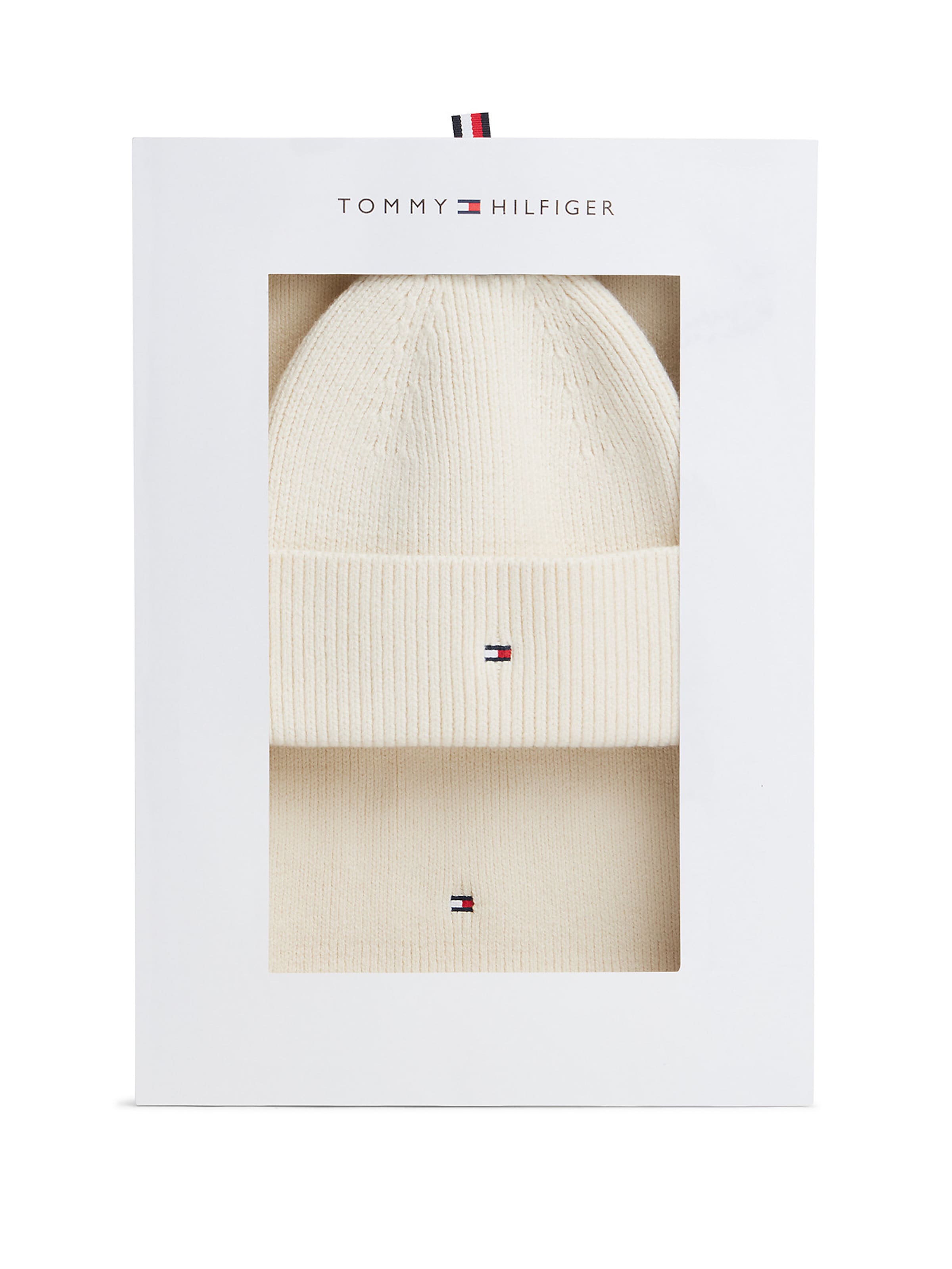 TOMMY HILFIGER Czapka w kolorze beżowy