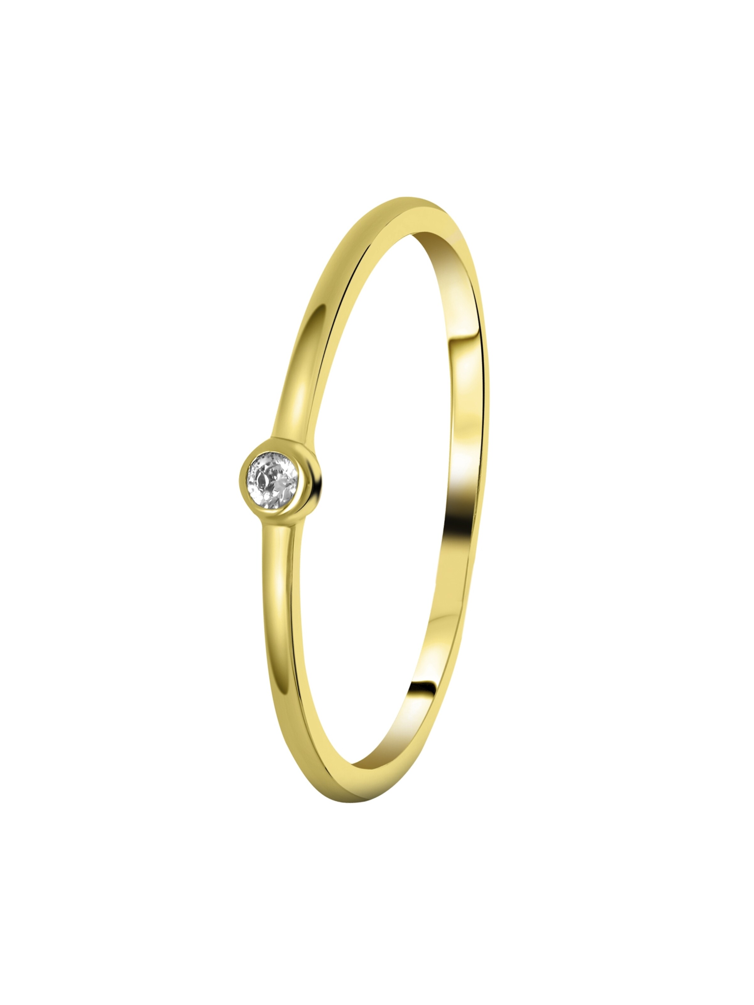 Lucardi Ring in Gold: Vorderseite