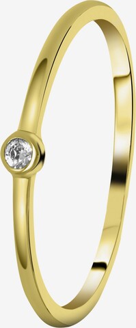 Lucardi Ring in Goud: voorkant