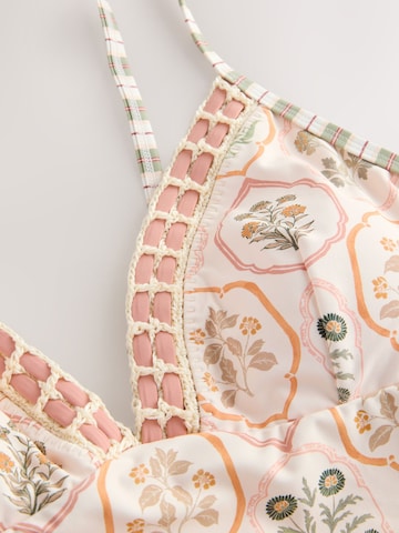 Next Triangle Swimsuit in Beige