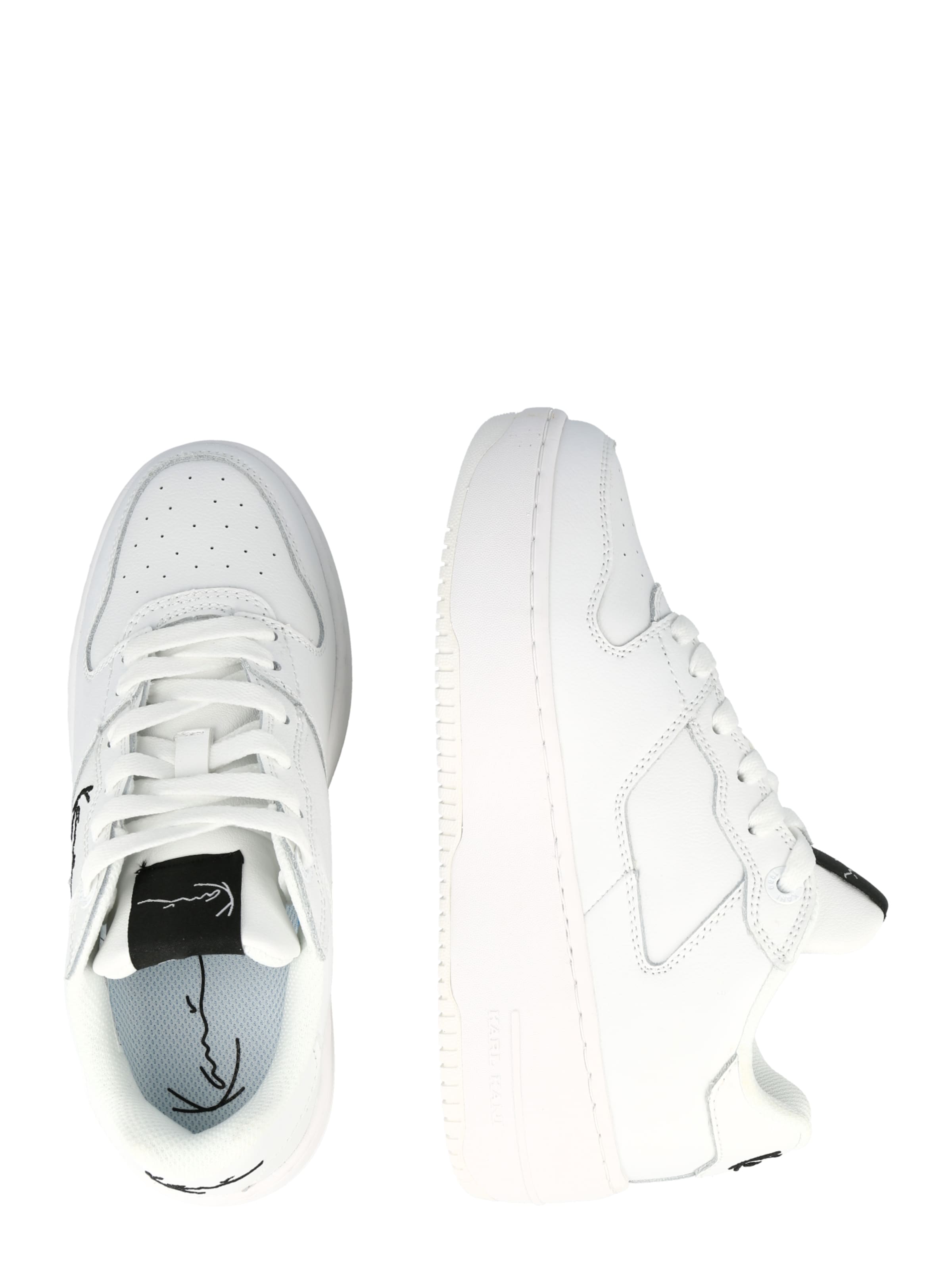 Karl Kani Matalavartiset tennarit värissä valkoinen