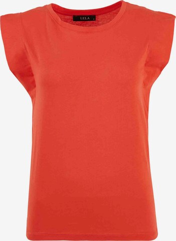 LELA Shirt in Rood: voorkant