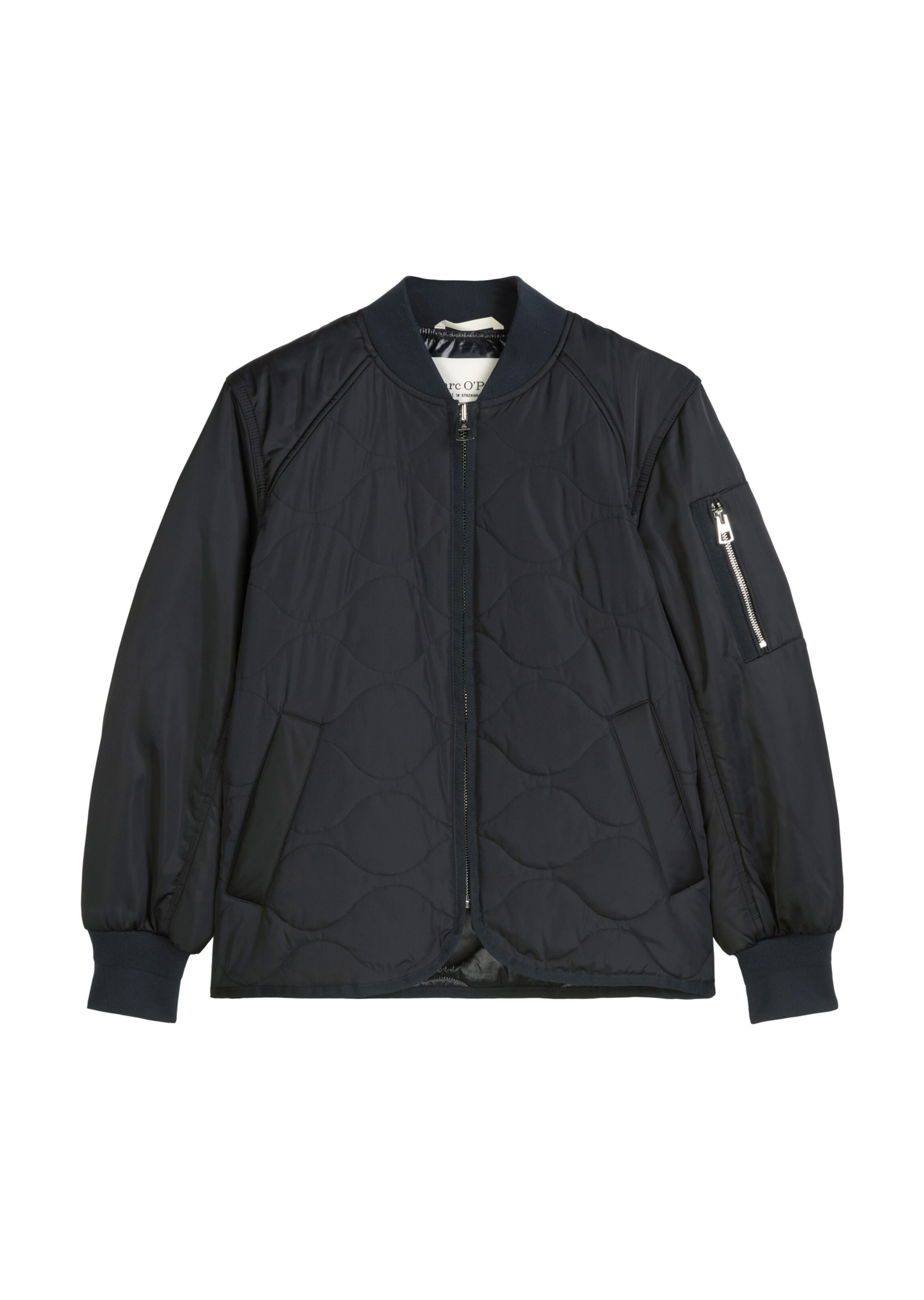 Veste mi-saison Marc O'Polo en bleu : devant