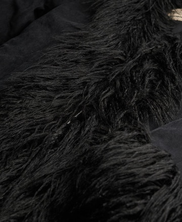 Manteau mi-saison 'Afghan' Superdry en noir