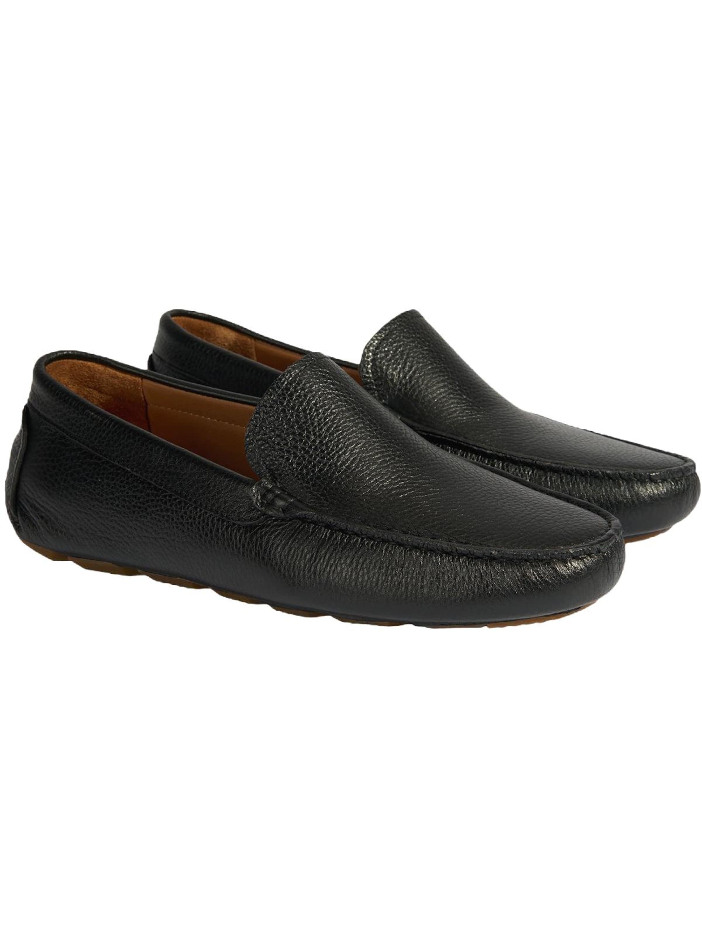 Desa Mokassin 'Slip-Ons'‌‌‌‌‌‌‌‌ in Schwarz: Vorderseite